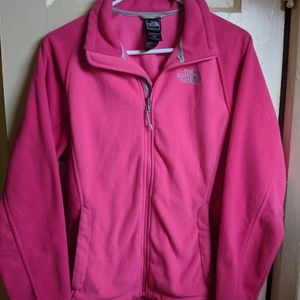 The North Face Pink Fleece Zip Up